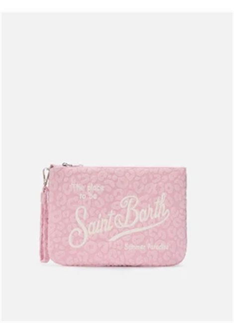 Pochette in spugna SAINT BARTH | PAR0014 PARISIENNE SPONGE N00527L TERRY EMBOSSED LEOPARD